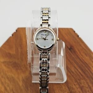 Eddie Bauer Women's Round Dial Two Tone Watch Classic Contemporary Minimalist